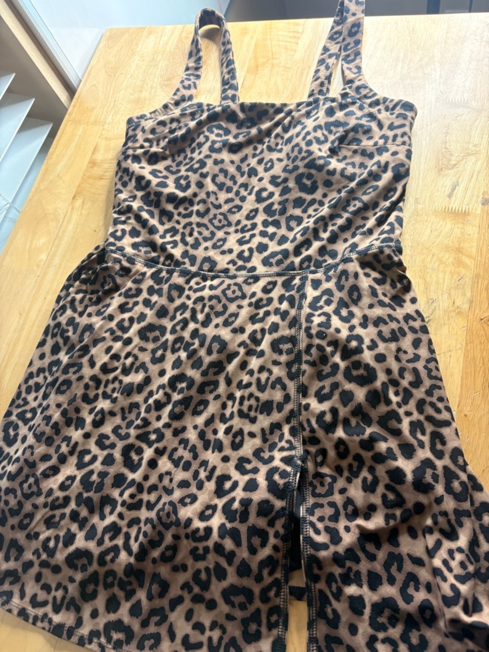 Target Joy Lab Leopard Print Sleeveless Romper - Brown & Black
